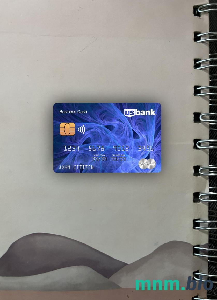 USA U.S. bank wygląd zdjęcia mastercard skan PSD + zdjęcie